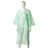 Disposable Polyethylene Splash Jacket Green, 800mm x 1300mm x 30mu, 200 Pieces Box